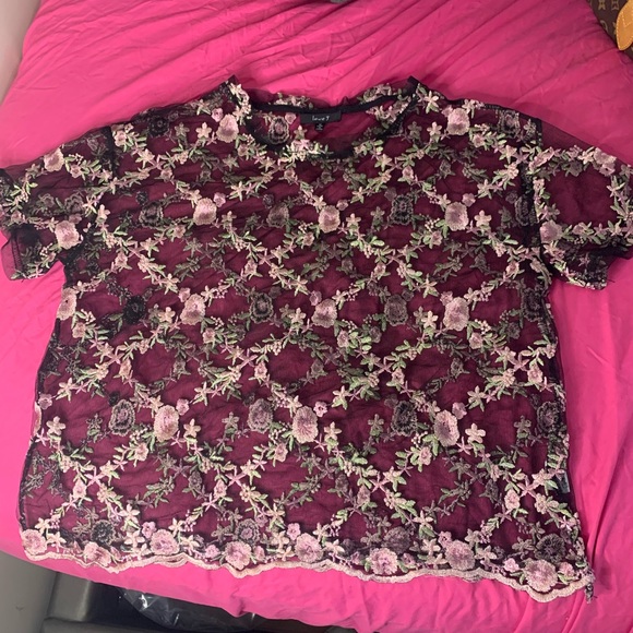 Sheer floral shirt - Picture 1 of 1